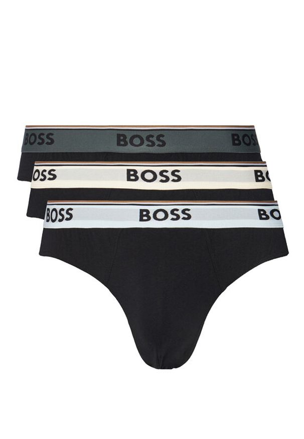 BOSS Komplet 3 par slipów 50531681 Kolorowy. Materiał: bawełna. Wzór: kolorowy