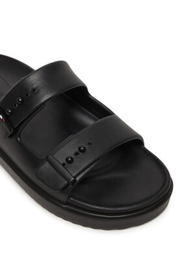 TOMMY HILFIGER - Tommy Hilfiger Klapki Light Adjustable FM0FM05757 Czarny. Kolor: czarny. Materiał: syntetyk