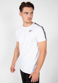 GORILLA WEAR - Koszulka fitness męska Gorilla Wear Chester T-shirt. Kolor: biały, wielokolorowy, czarny. Sport: fitness