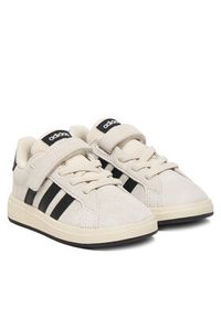 Adidas - adidas Sneakersy Grand Court 2.0 JR0778 Kremowy. Kolor: kremowy. Materiał: skóra, zamsz #5