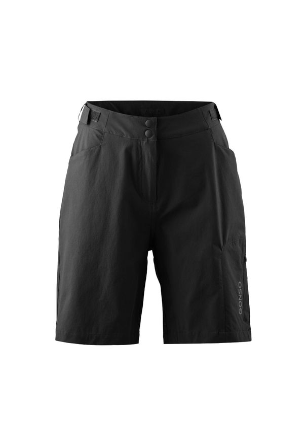 GONSO - Szorty damskie Gonso Adventure. Kolor: czarny. Sport: kolarstwo