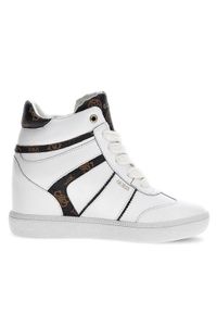 Guess Sneakersy Morens FL7MRN FAL12 Biały. Kolor: biały. Materiał: skóra #1