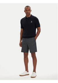 TOMMY HILFIGER - Tommy Hilfiger Szorty materiałowe Dover Print MW0MW42353 Granatowy Slim Fit. Kolor: niebieski. Materiał: bawełna. Wzór: nadruk #4