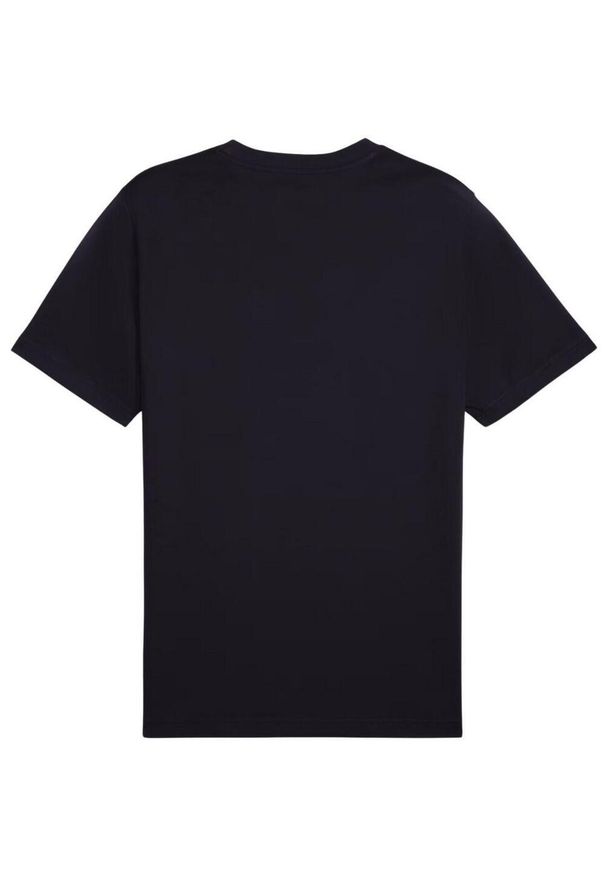 Puma - T-shirt Męski Logo ESS No.1. Kolor: niebieski. Sport: turystyka piesza