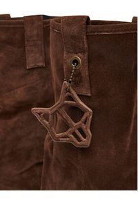 Naked Wolfe Botki Disturb Brązowy. Kolor: brązowy. Materiał: skóra, zamsz #4