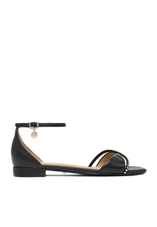 MEXX Sandały EO-CD25-185-1 Czarny. Kolor: czarny. Materiał: skóra