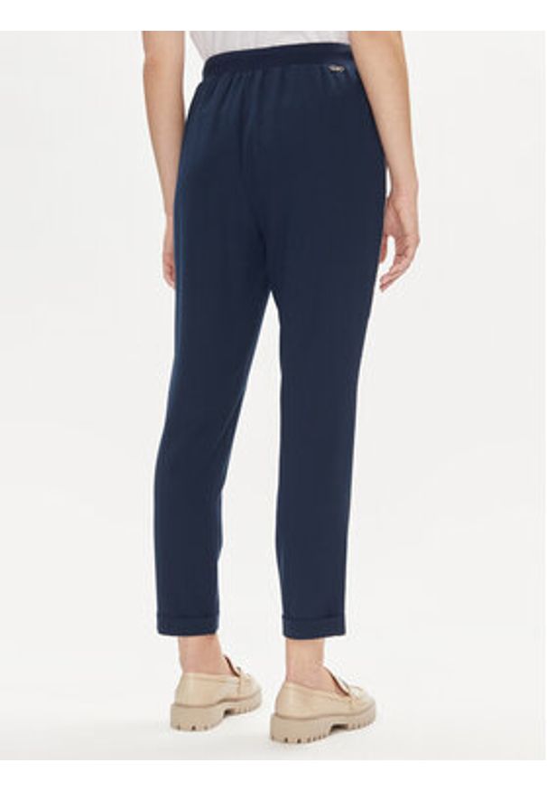 Liu Jo Sport Spodnie materiałowe TA4088 TS423 Granatowy Regular Fit. Kolor: niebieski. Materiał: syntetyk. Styl: sportowy