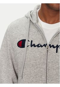 Champion Bluza 220728 Szary Slim Fit. Kolor: szary. Materiał: syntetyk, bawełna