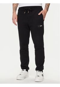 Versace Jeans Couture Spodnie dresowe 76GAAE05 Czarny Regular Fit. Kolor: czarny. Materiał: bawełna #1