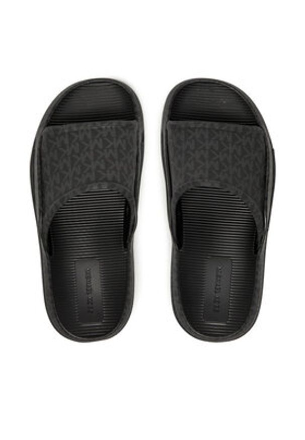 MICHAEL Michael Kors Klapki Griffin 42S5GRFA3Q Czarny. Kolor: czarny. Materiał: syntetyk