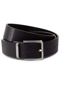 Emporio Armani Pasek Męski Y4S270 YLP4X 88001 Czarny. Kolor: czarny. Materiał: skóra #6