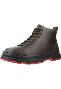 Camper - Buty CAMPER BRUTUS Zielony. Kolor: zielony. Materiał: tkanina, skóra. Sport: turystyka piesza