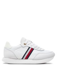 TOMMY HILFIGER - Sneakersy Tommy Hilfiger. Kolor: biały