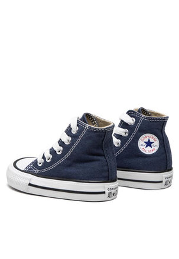 Converse Trampki Chuck Taylor All Star Hi 7J233C Granatowy. Kolor: niebieski. Materiał: materiał