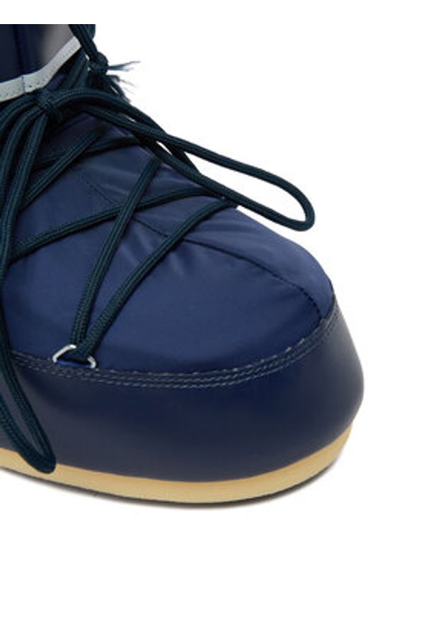 Moon Boot Śniegowce 80D1409340 Niebieski. Kolor: niebieski. Materiał: skóra