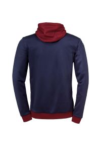 UHLSPORT - Kurtka Uhlsport Offense 23. Typ kołnierza: kaptur. Kolor: czerwony, niebieski, wielokolorowy. Materiał: polar. Sport: fitness