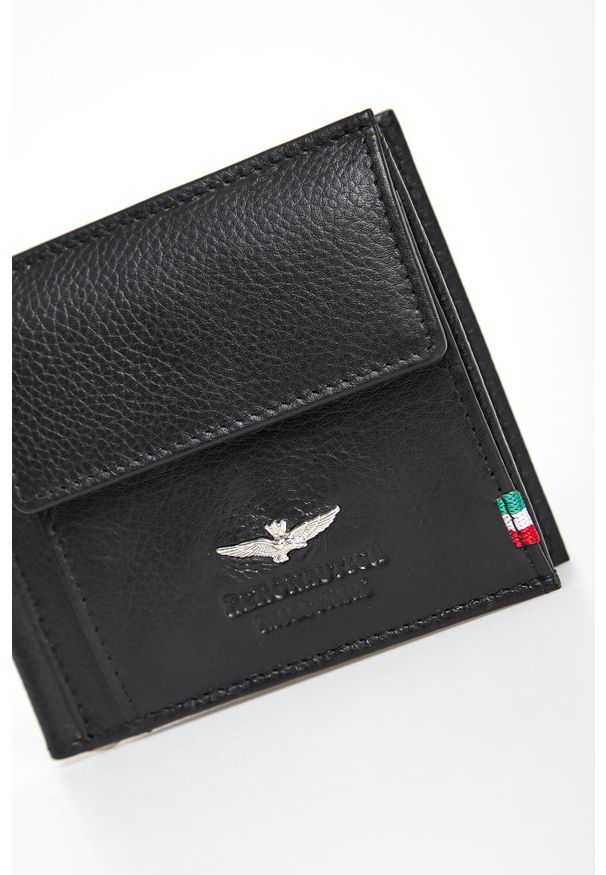 Aeronautica Militare - Portfel męski skórzany AERONAUTICA MILITARE. Materiał: skóra