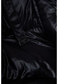 DIEGO M Czarna kurtka puchowa z kapturem. Typ kołnierza: kaptur. Kolor: czarny. Materiał: puch #4