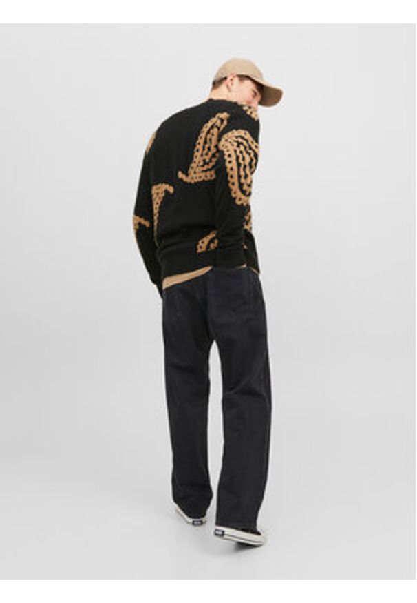 Jack & Jones Jeansy Alex 12236089 Czarny Baggy Fit. Kolor: czarny