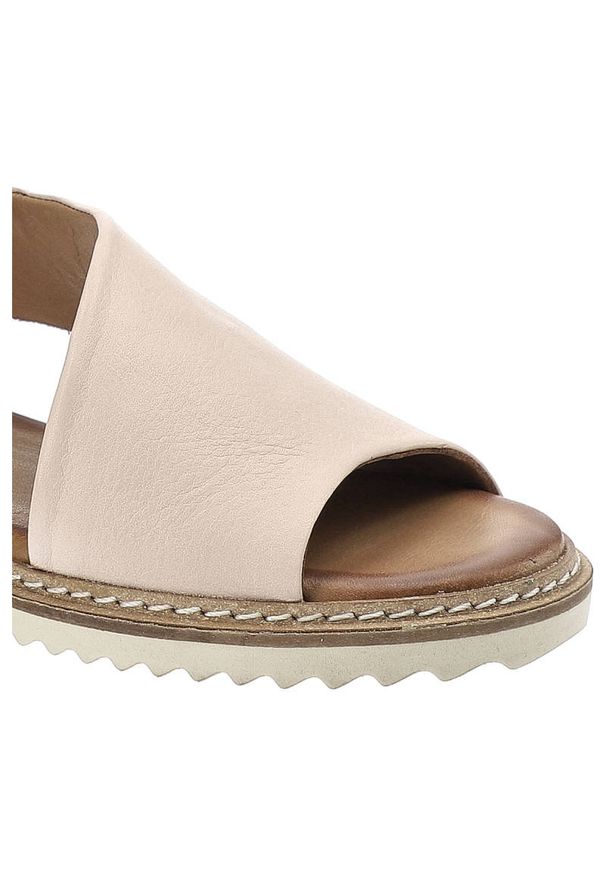 Różowe Sandały Artiker Wygodne Skórzane Buty. Okazja: na co dzień. Kolor: różowy. Materiał: skóra. Sezon: lato. Styl: casual