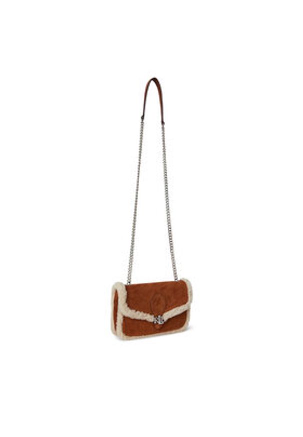 Lauren Ralph Lauren - LAUREN RALPH LAUREN Torebka 432980754001 Brązowy. Kolor: brązowy. Materiał: skórzane