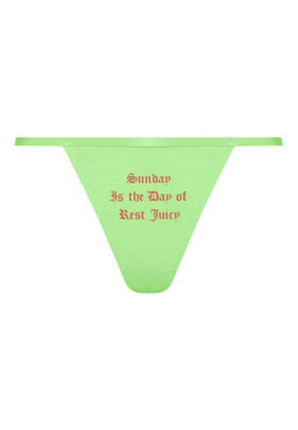 Juicy Couture Komplet stringów JCTTH225955 Kolorowy. Materiał: syntetyk. Wzór: kolorowy