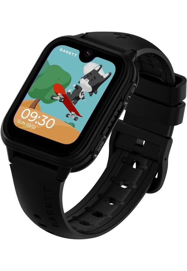 GARETT - Smartwatch Garett Kids Vibe Ai 4G czarny. Rodzaj zegarka: smartwatch. Kolor: czarny