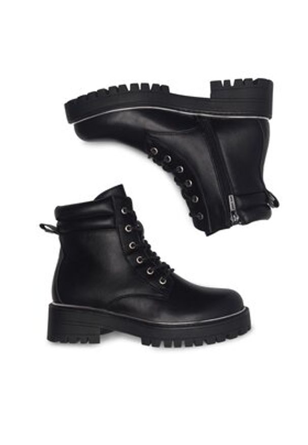 Jenny Fairy Trzewiki CHLOE WS2302-23 Czarny. Kolor: czarny. Materiał: syntetyk