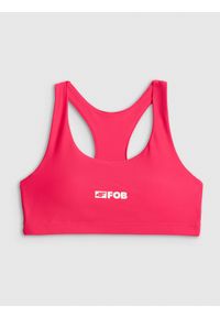 4f - 4F Góra od bikini damska - różowa XL. Kolor: różowy. Materiał: materiał #1