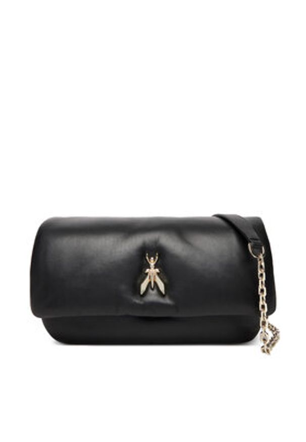 Patrizia Pepe Torebka 8B0220/ L113-K470 Czarny. Kolor: czarny. Materiał: skórzane