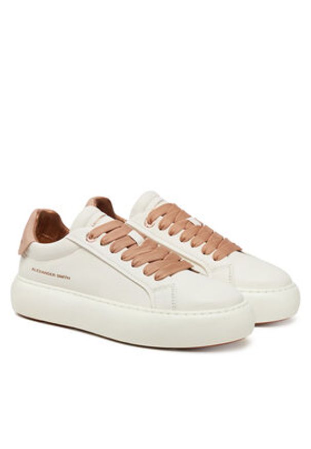 Alexander Smith Sneakersy Soho ASBBSOW Biały. Kolor: biały. Materiał: skóra