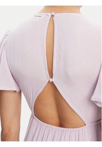 Billabong Sukienka letnia Jet Set EBJWD00134 Fioletowy Regular Fit. Kolor: fioletowy. Materiał: wiskoza. Sezon: lato