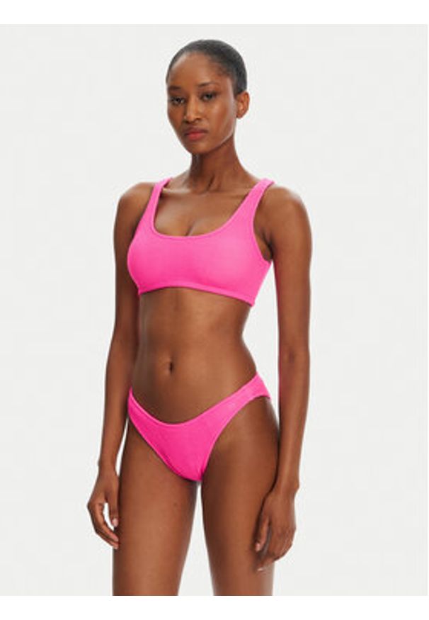 Banana Moon Góra od bikini Justin Scrunchy JAA33 Różowy. Kolor: różowy. Materiał: syntetyk
