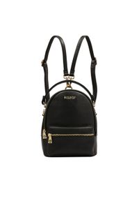 Kazar - Skórzany czarny plecak 2w1. Kolor: czarny. Materiał: skóra. Styl: elegancki, klasyczny #1