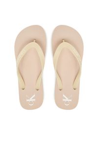 Calvin Klein Jeans Japonki Beach Sandal Transparent Tpu YW0YW01829 Różowy. Kolor: różowy