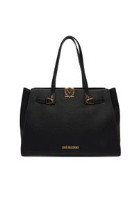 Love Moschino - LOVE MOSCHINO Torebka JC4124PP1OLM0000 Czarny. Kolor: czarny. Materiał: skórzane #1