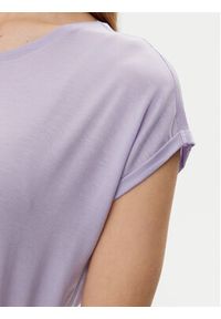 Vero Moda T-Shirt Ava 10284468 Fioletowy Regular Fit. Kolor: fioletowy. Materiał: lyocell #4