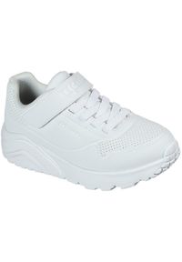 skechers - Adidasy Skechers Uno Lite, Dzieci. Kolor: biały. Materiał: skóra ekologiczna, materiał