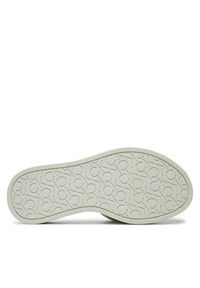 Calvin Klein Klapki Flatform Slide Relock Lth HW0HW02049 Zielony. Kolor: zielony. Materiał: skóra