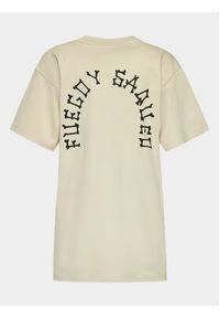 Grimey T-Shirt GA689 Beżowy Urban Fit. Kolor: beżowy. Materiał: bawełna #4
