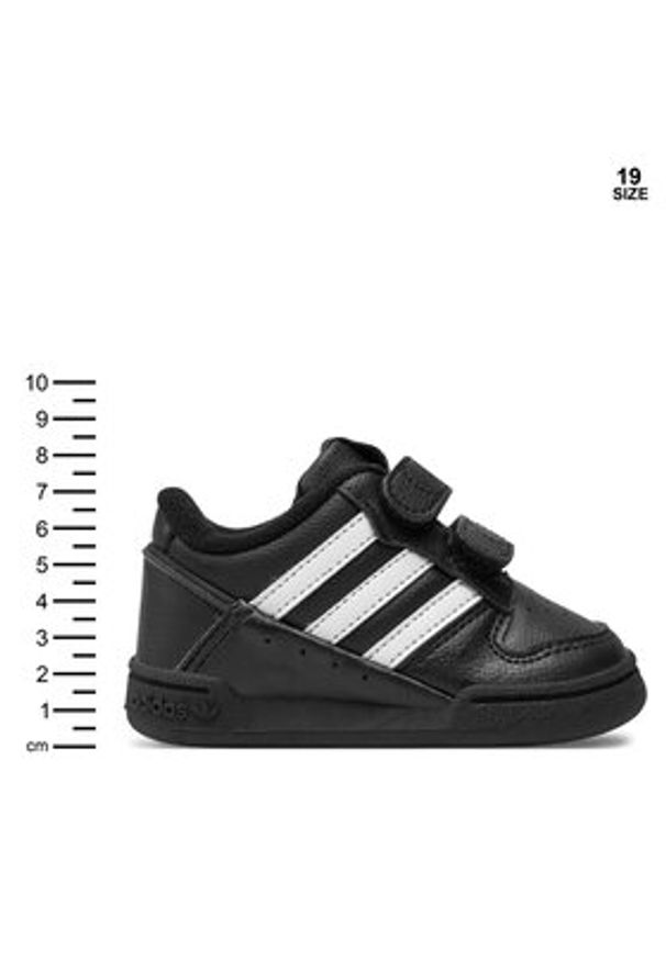 Adidas - adidas Sneakersy Team Court 2 Str Cf I ID6636 Czarny. Kolor: czarny. Materiał: skóra