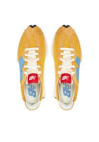 New Balance Sneakersy U327VSA Żółty. Kolor: żółty. Materiał: skóra, zamsz #5