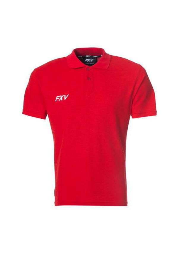 FORCE XV - Polo Force XV classic force. Typ kołnierza: polo. Kolor: czerwony. Materiał: materiał. Styl: klasyczny, elegancki