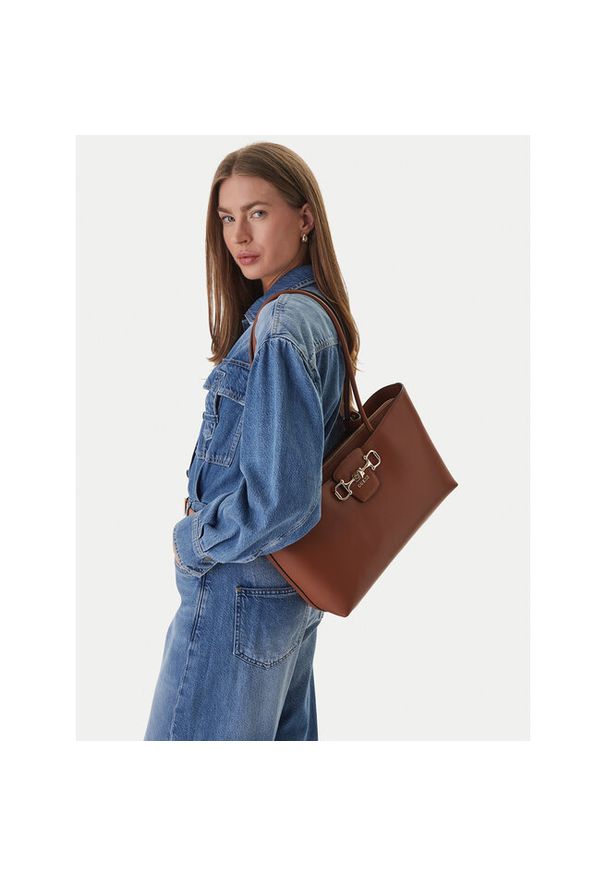 Torebka Guess. Kolor: brązowy
