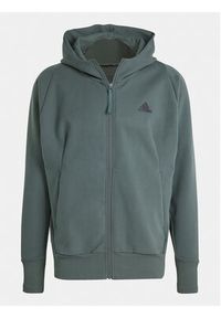 Adidas - adidas Bluza Z.N.E. Winterized IR5240 Zielony Loose Fit. Kolor: zielony. Materiał: syntetyk #6