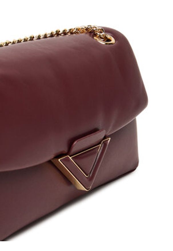 Aldo Torebka Softpuff 14076810 Bordowy. Kolor: czerwony. Materiał: skórzane