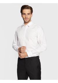 Hugo Koszula Elisha02 50479396 Biały Extra Slim Fit. Kolor: biały. Materiał: bawełna #1