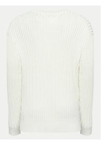 TOMMY HILFIGER - Tommy Hilfiger Sweter MW0MW37246 Écru Regular Fit. Materiał: bawełna #3