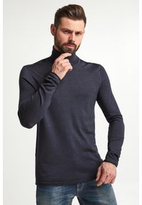 JOOP! Jeans - Sweter męski z golfem wełniany Lollor JOOP! JEANS. Typ kołnierza: golf. Materiał: wełna #1