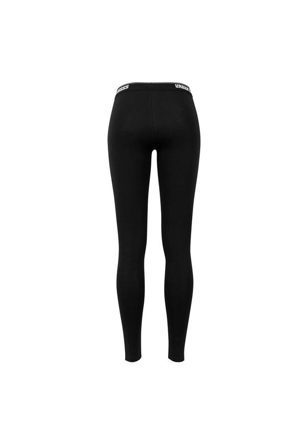 Urban Classics - Legginsy Damskie Logo. Kolor: czarny. Sport: turystyka piesza